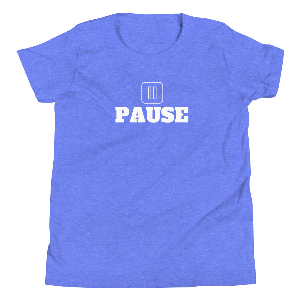 Pause Youth Short Sleeve T-Shirt Legend