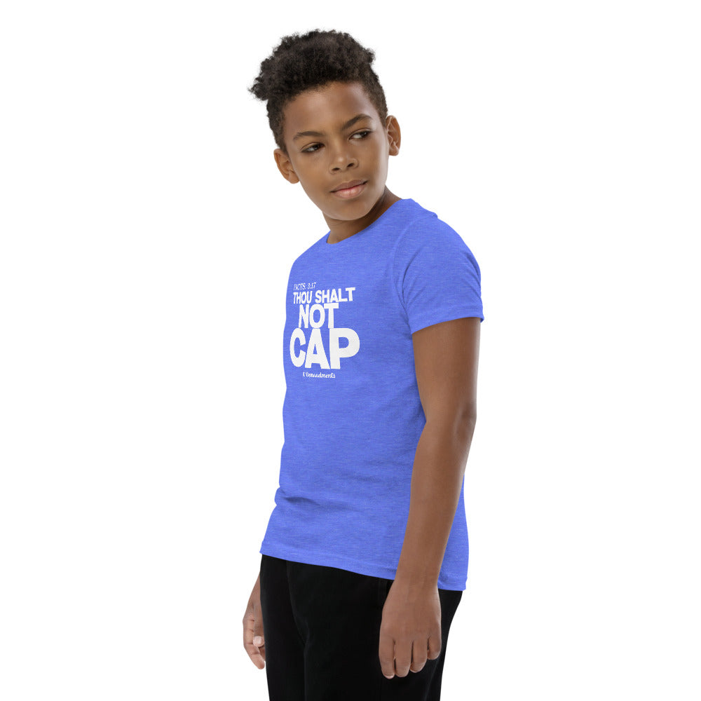 Thou Shalt Not Cap Youth Short Sleeve T-Shirt Legend