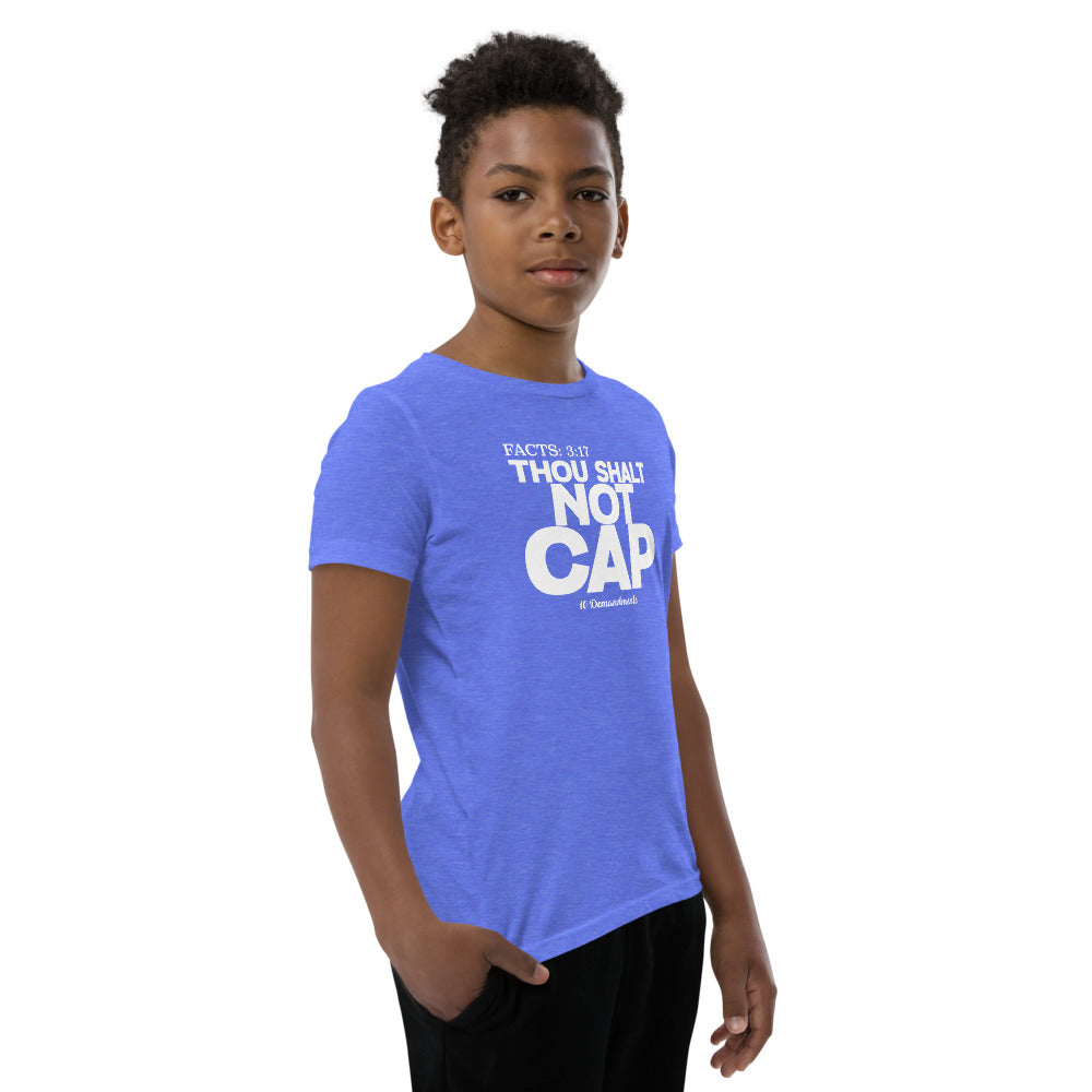 Thou Shalt Not Cap Youth Short Sleeve T-Shirt Legend