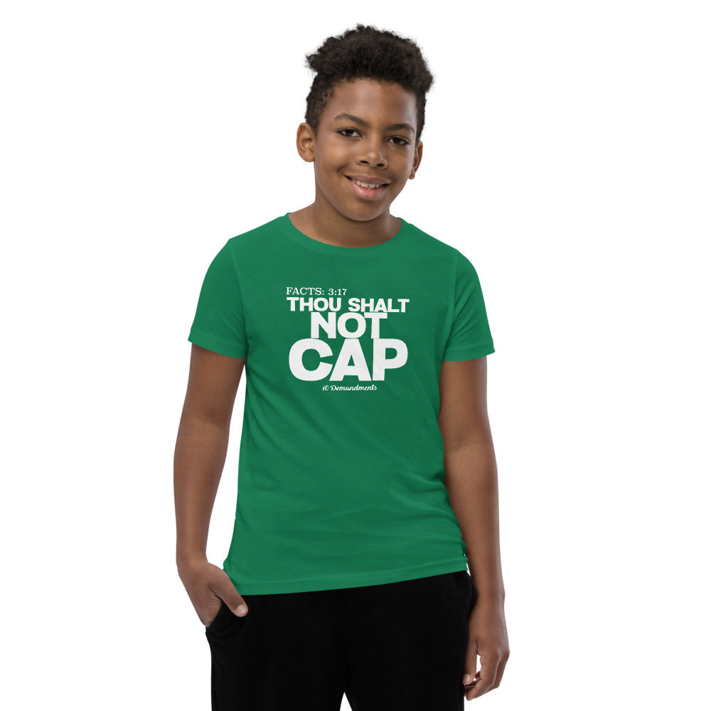 Thou Shalt Not Cap Youth Short Sleeve T-Shirt Legend