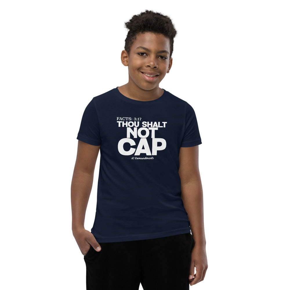 Thou Shalt Not Cap Youth Short Sleeve T-Shirt Legend