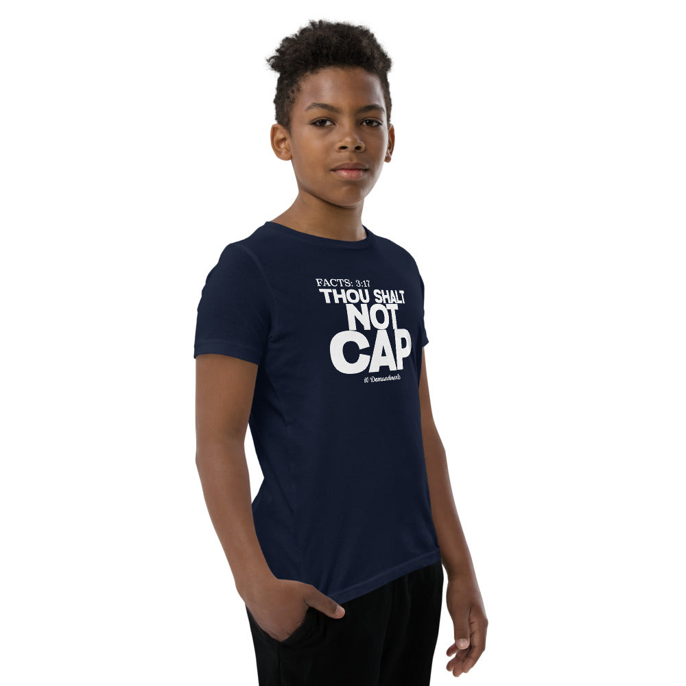 Thou Shalt Not Cap Youth Short Sleeve T-Shirt Legend