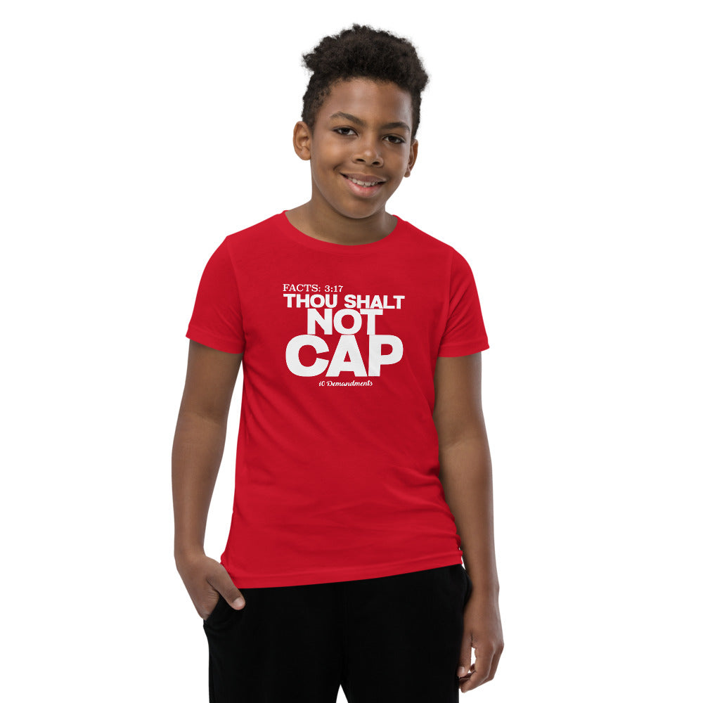 Thou Shalt Not Cap Youth Short Sleeve T-Shirt Legend