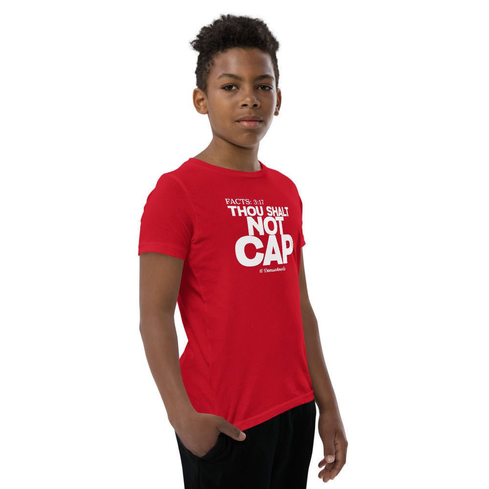 Thou Shalt Not Cap Youth Short Sleeve T-Shirt Legend