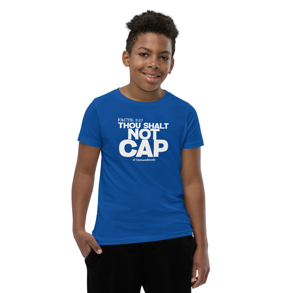 Thou Shalt Not Cap Youth Short Sleeve T-Shirt Legend