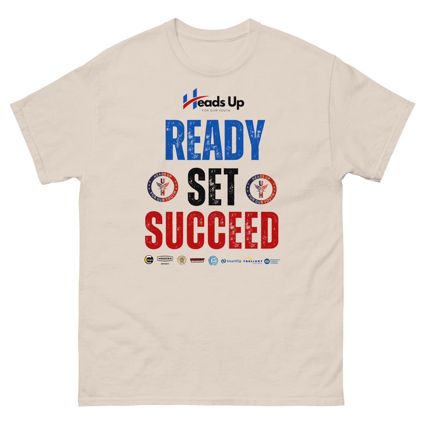 Heads Up For Our Youth Ready Set Succeed Unisex classic tee