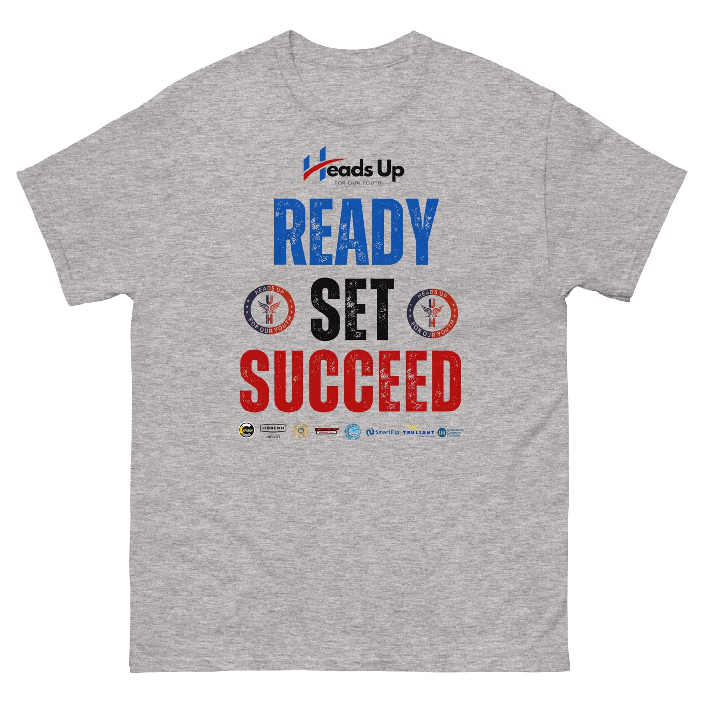 Heads Up For Our Youth Ready Set Succeed Unisex classic tee