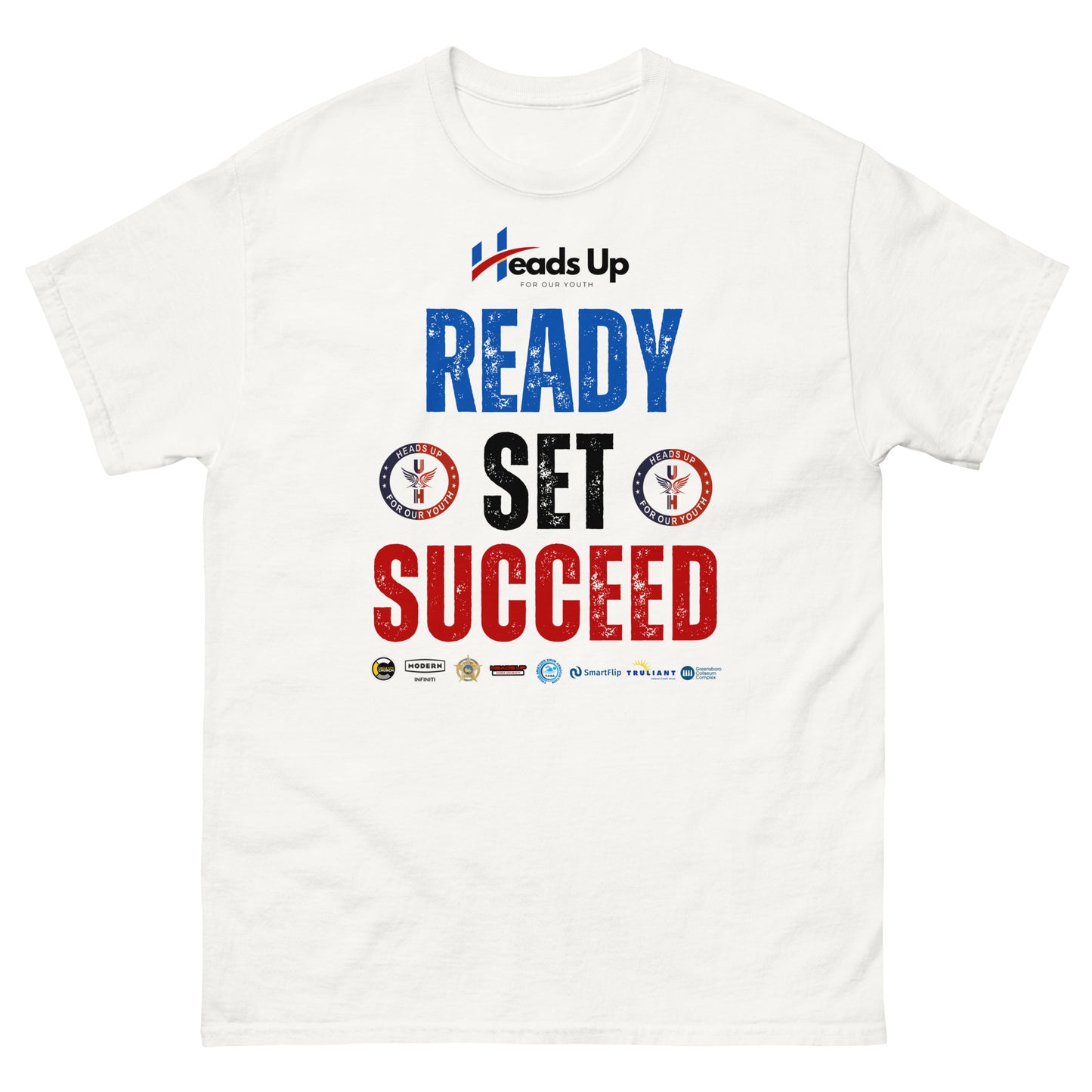 Heads Up For Our Youth Ready Set Succeed Unisex classic tee