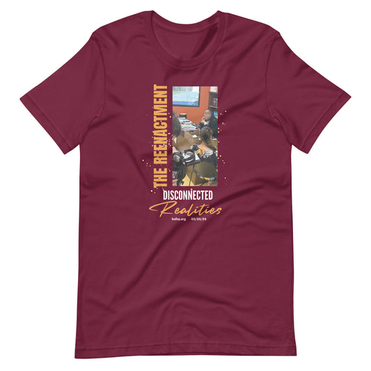 Disconnected Realities Perfek Unisex t-shirt