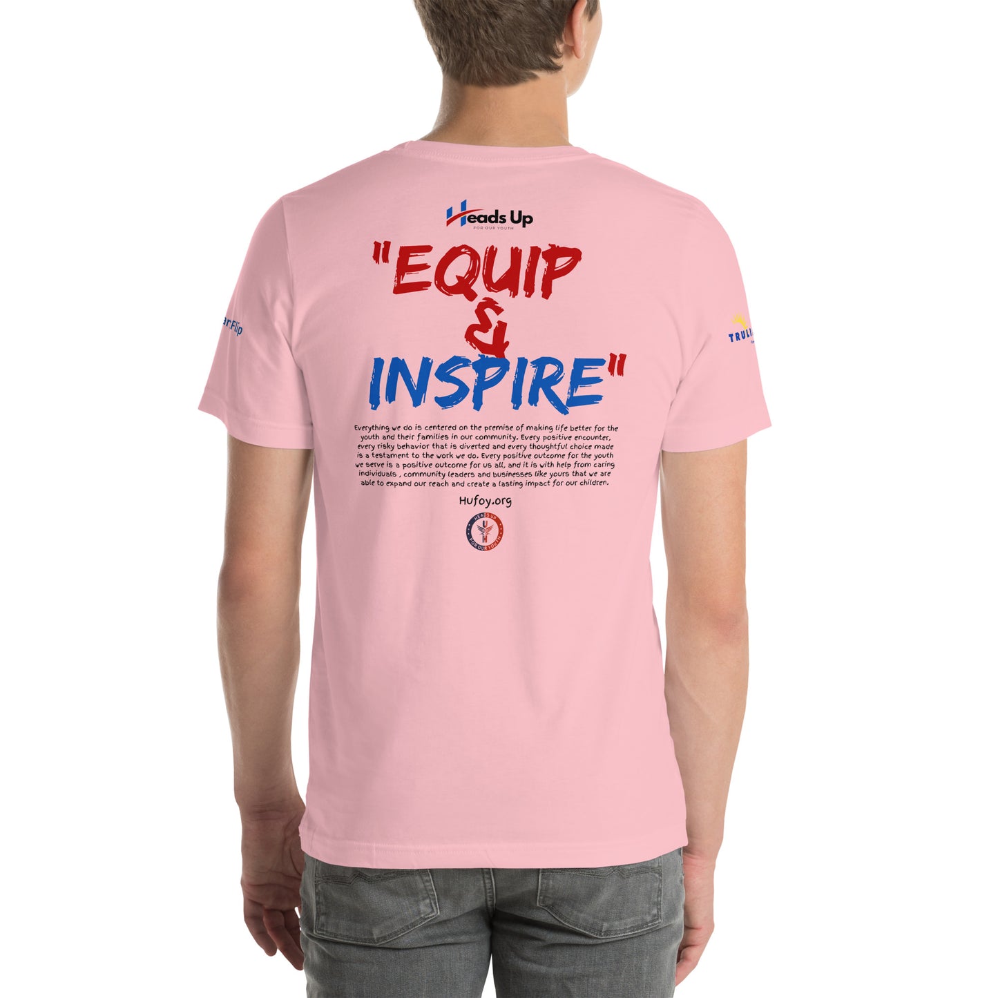 Heads Up For Our Youth Equip and Inspire Unisex t-shirt