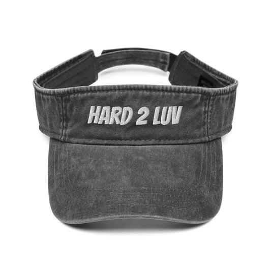 Hard 2 Luv 40 Denim visor