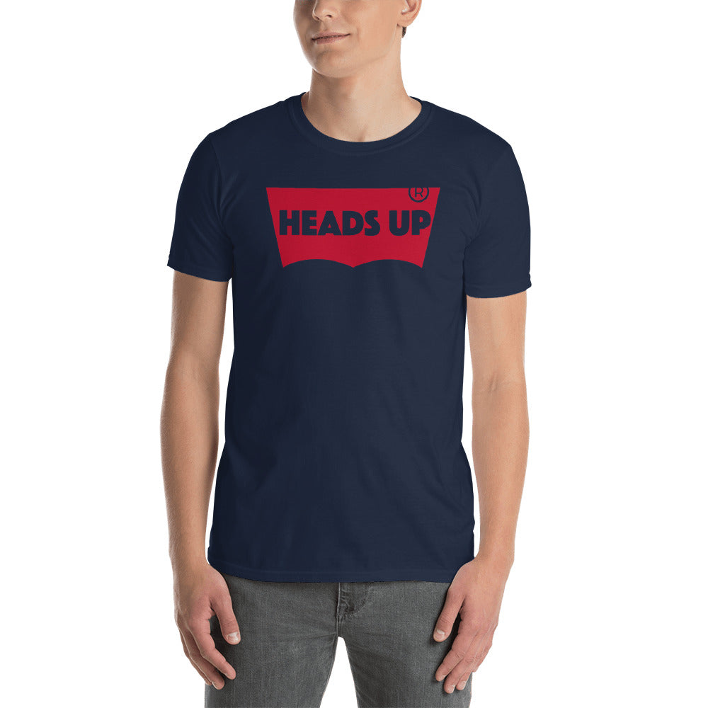Heads Up Stamp Short-Sleeve Unisex T-Shirt