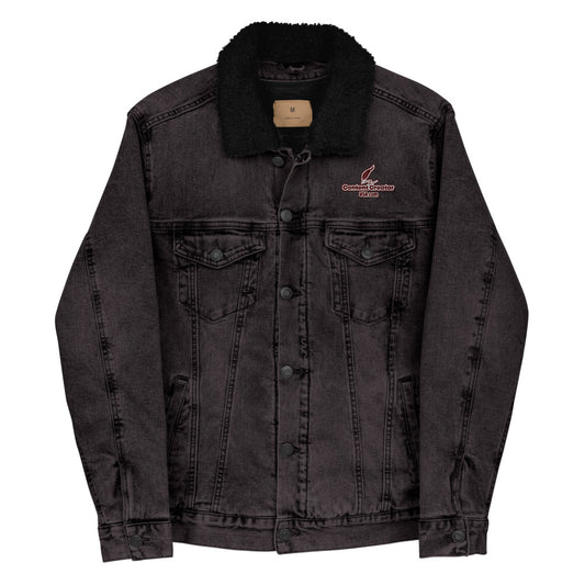 Content Creator Unisex denim sherpa jacket