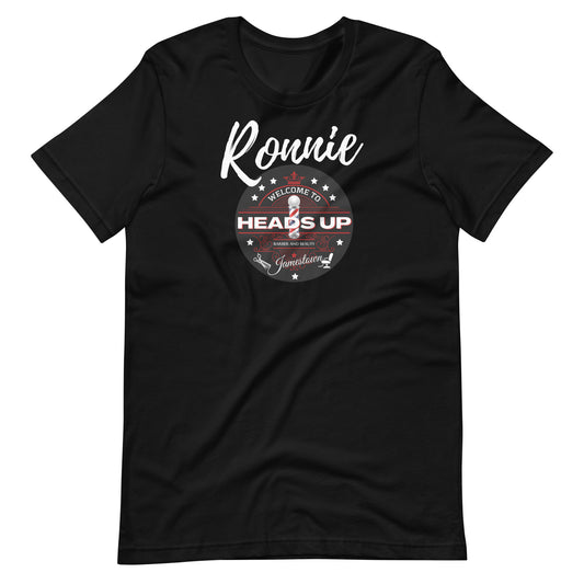 Ronnie Heads Up Unisex t-shirt