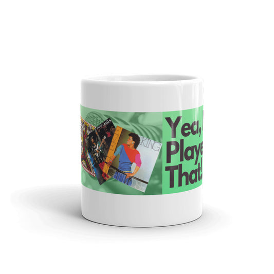 Yes I just Played That! Marty Freeman Radio White glossy mug
