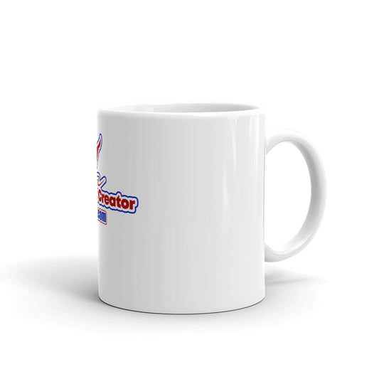 Content Creator White glossy mug